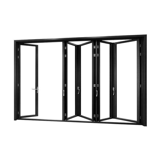 120''x80'' Luxury Anti-Pinch Aluminum Bifold Door