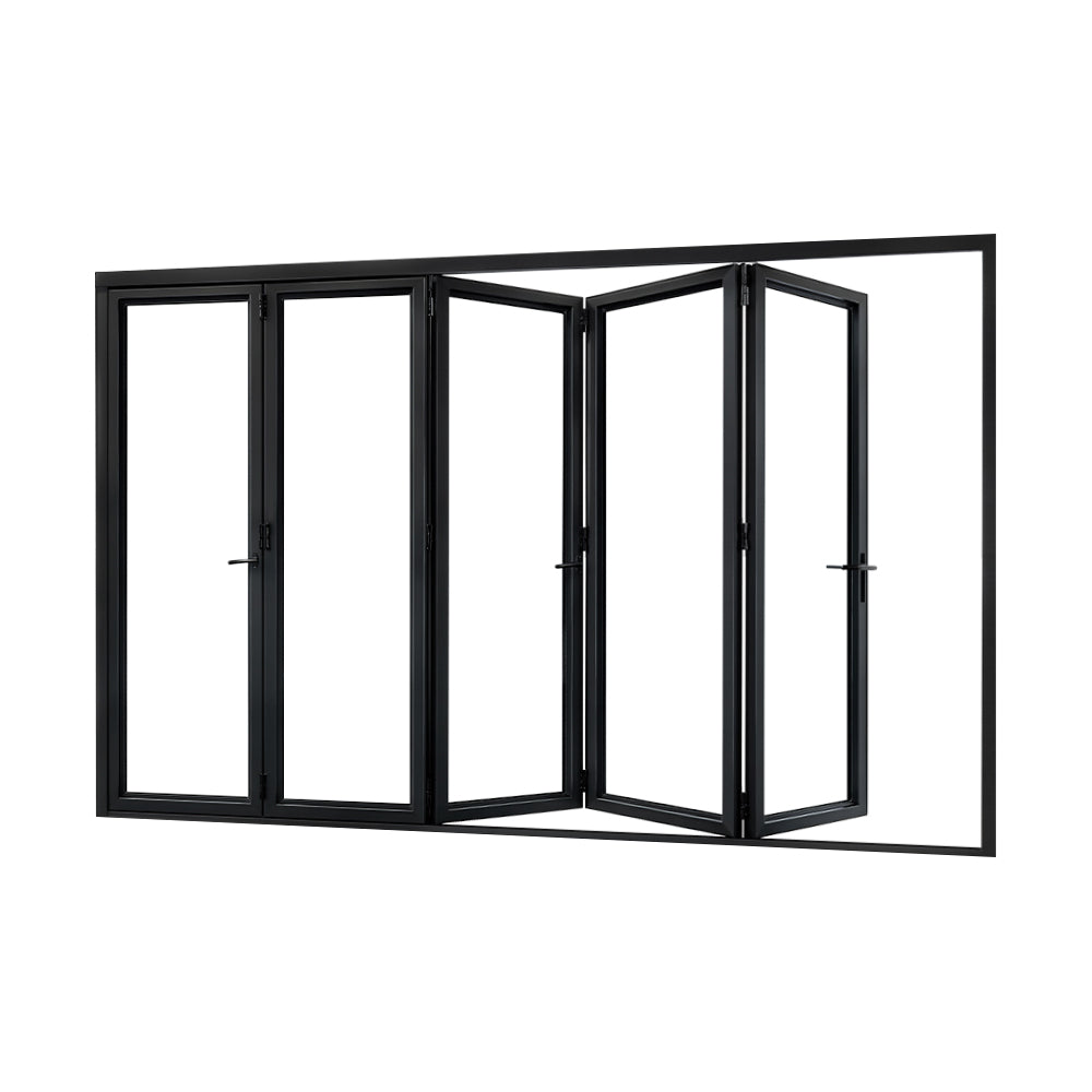 120''x80'' Elegant Slim Frame Aluminum Bifold Door